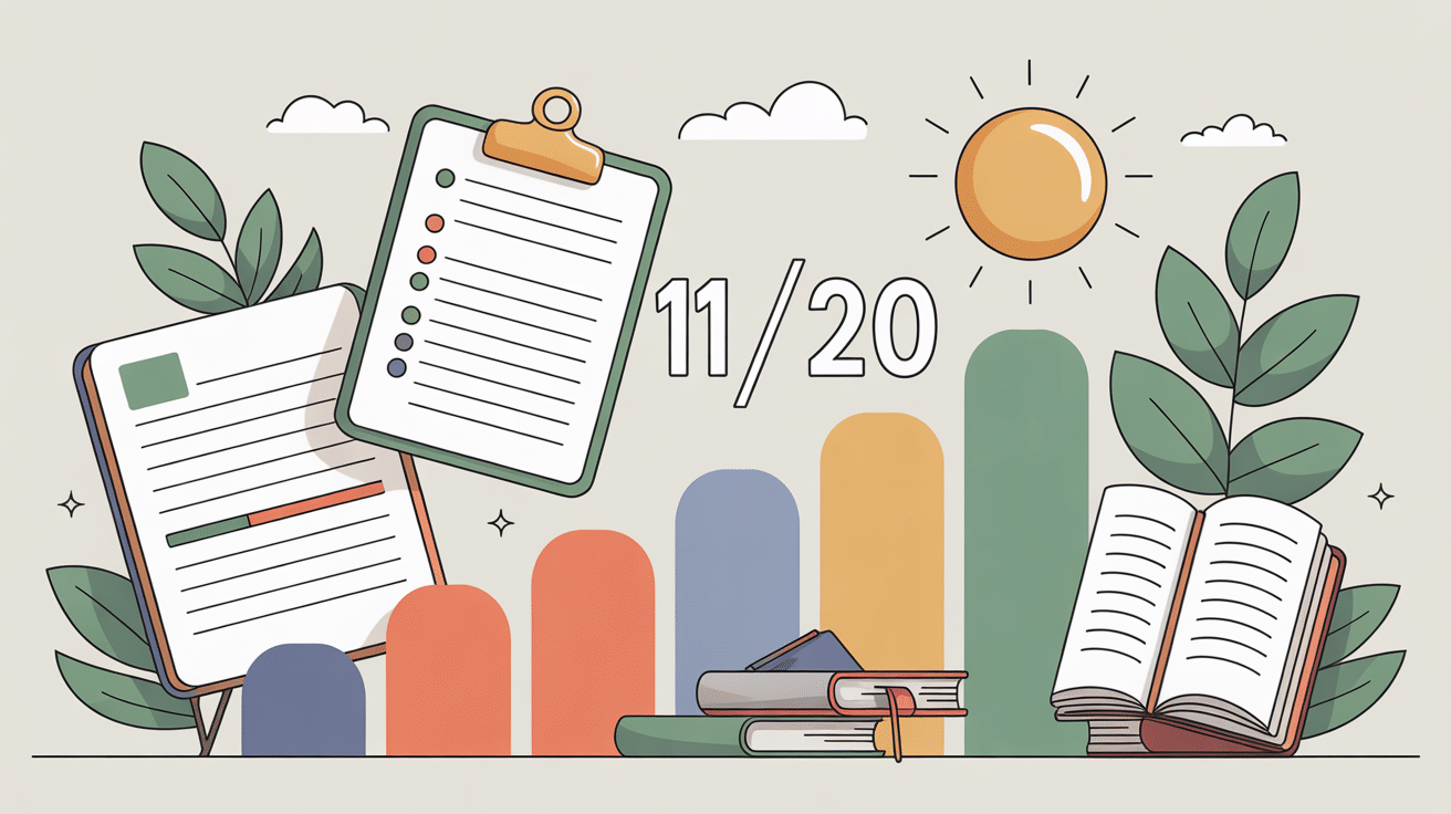 illustration conceptuelle 11/15 sur 20 évaluation progression