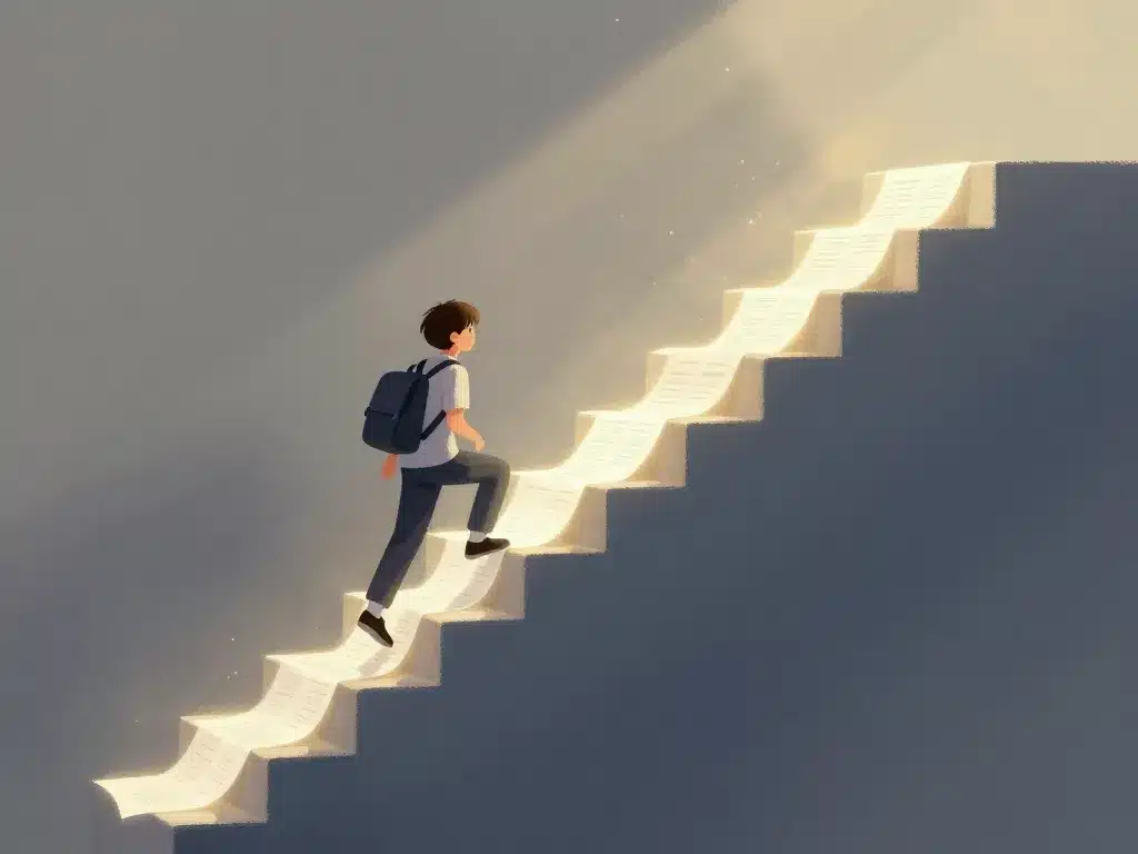 illustration 12/15 sur 20 progression exam escalier