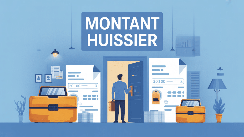 illustration à partir de quelle somme un huissier intervient