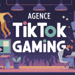collaboration agence tiktok gaming jeu vidéo illustration