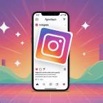 illustration agrandir photo insta moderne smartphone