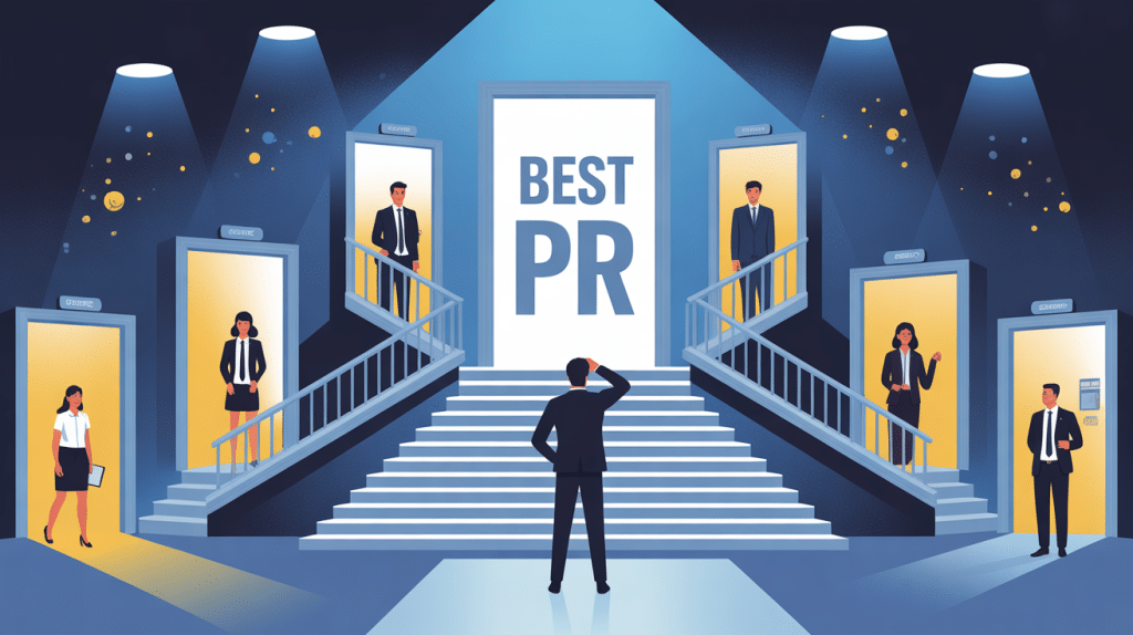 best pr choisir meilleure agence illustration