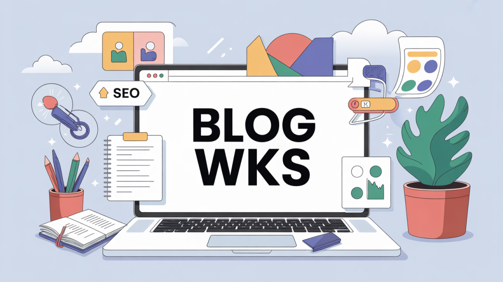 Illustration blog WKS moderne SEO marketing digital