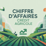 illustration secteur bancaire chiffre d'affaire crédit agricole