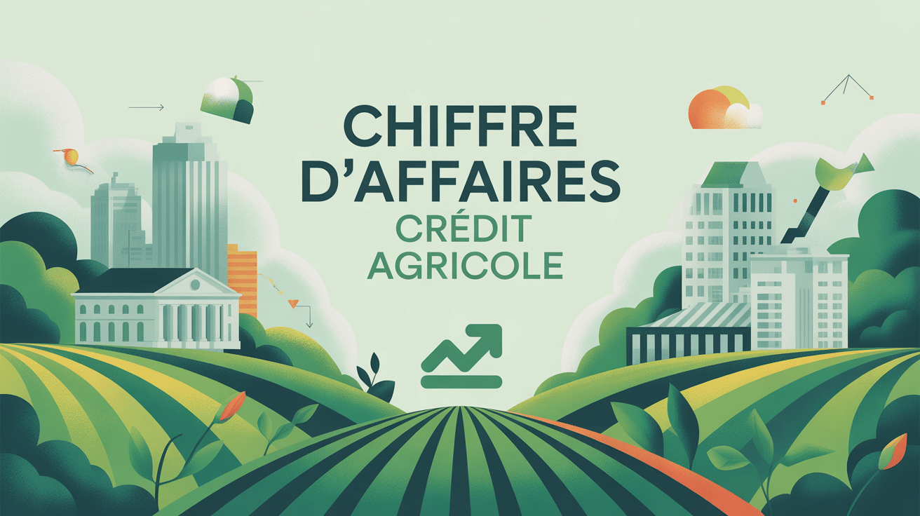 illustration secteur bancaire chiffre d'affaire crédit agricole