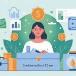 illustration combien avoir de côté à 25 ans tranquillité financière