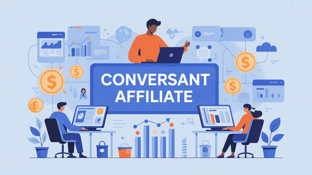 illustration affiliation en ligne conversant affiliate