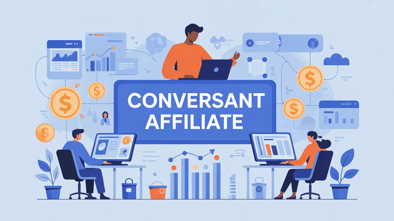 illustration affiliation en ligne conversant affiliate