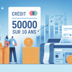 illustration credit 50000 sur 10 ans ambiance moderne