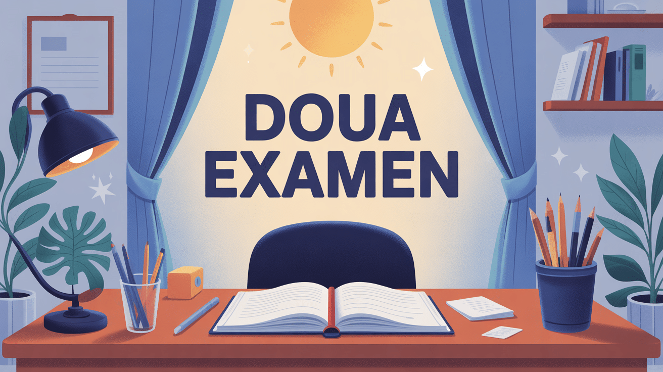 doua examen illustration réussite académique