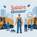 illustration moderne eboueur salaire france