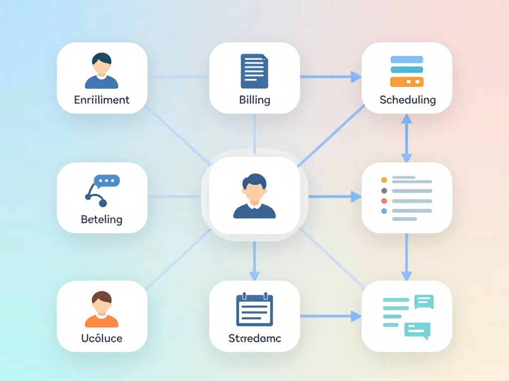 diagramme educhorus fonctionnalités gestion école musique