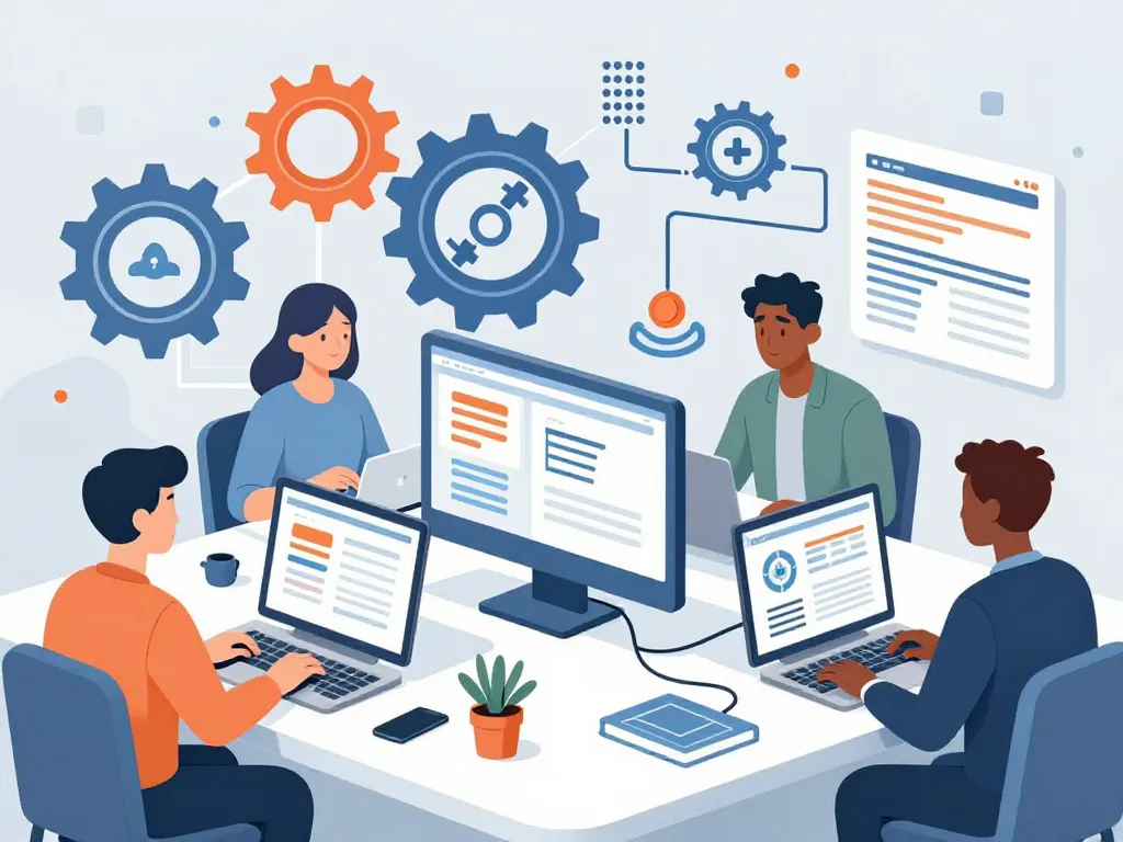 illustration fiche produit technique industrialisation mise a jour