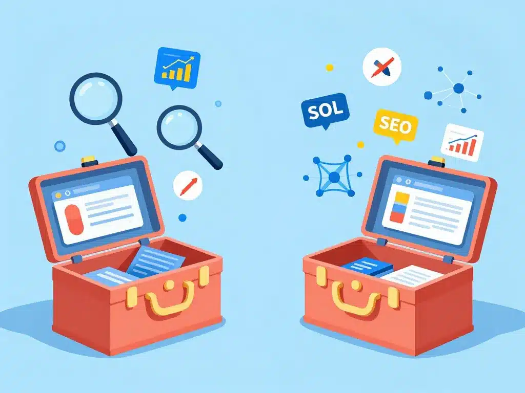 Fonctionnalités clés ubersuggest ou ranxplorer