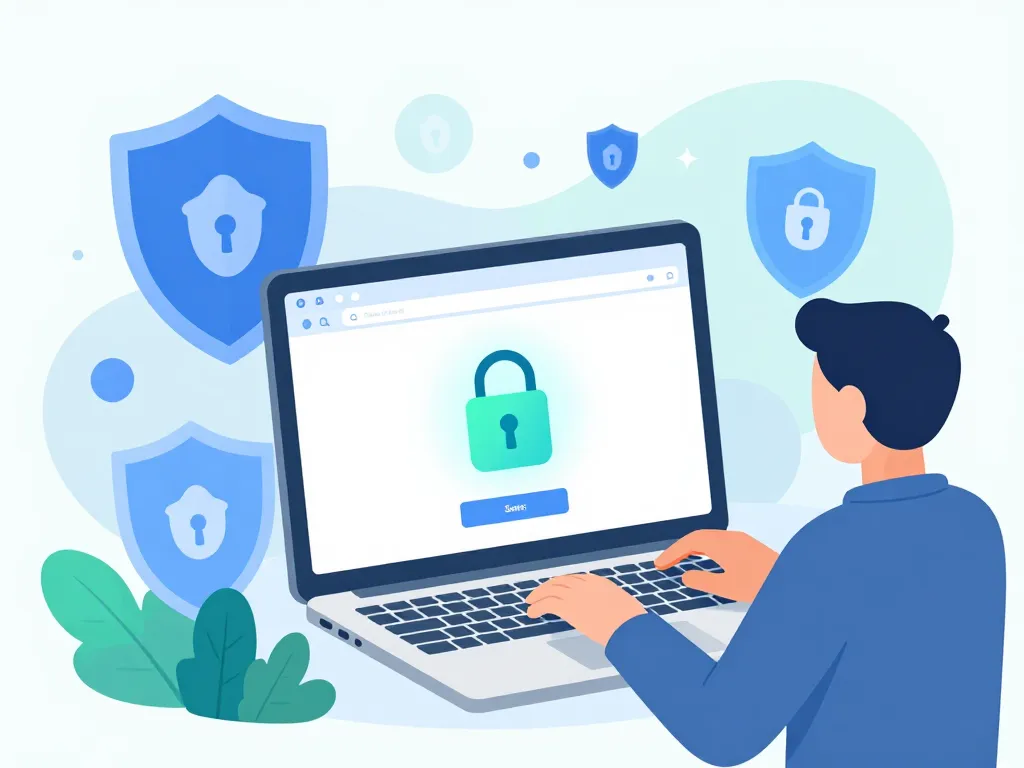 illustration gpnet connexion sécurisée utilisateur