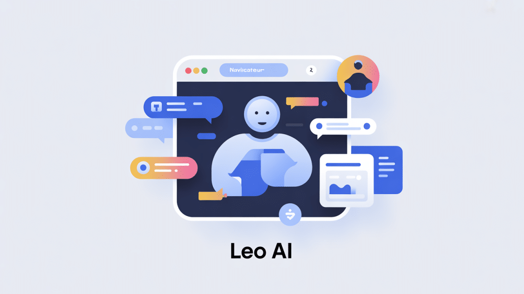 leo ai interface assistant navigateur brave