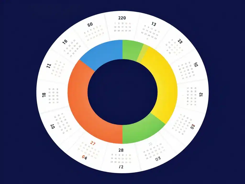 Vue graphique liste semaine paire 2024 par mois