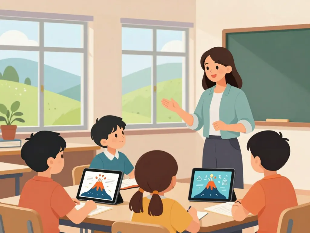 ma classe en Auvergne enseignant élèves activités pédagogiques