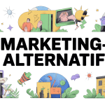 illustration marketing-alternatif concept créatif dynamique