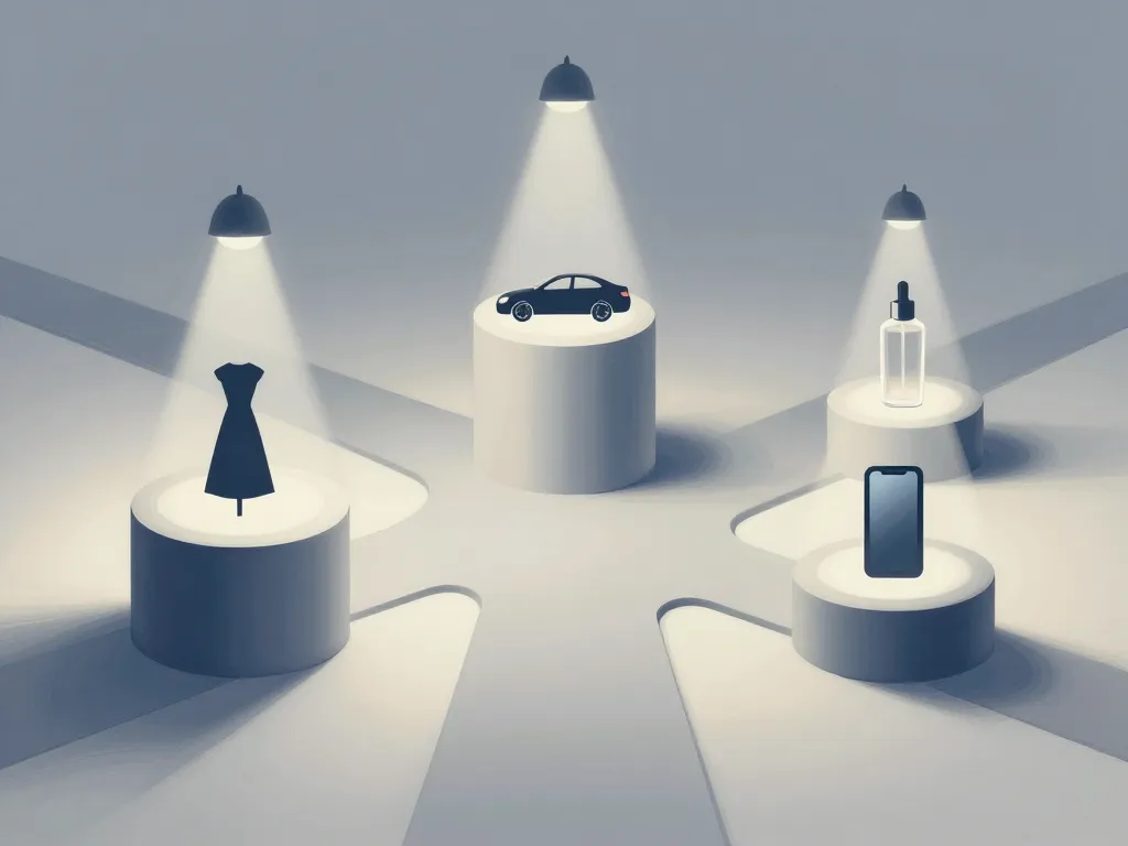 Positionnement marketplace marques en m métaphore visuelle