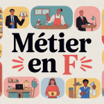 mosaïque métiers en f professionnels variés