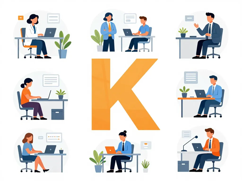 visuel metier en k secteurs variés