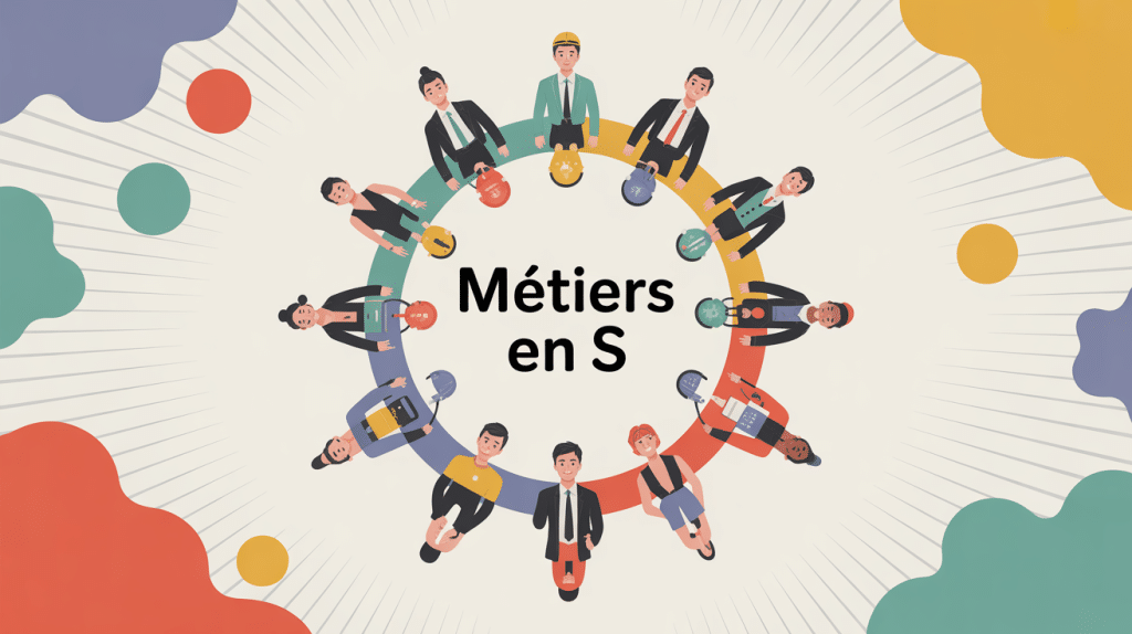 illustration métier en s différentes professions