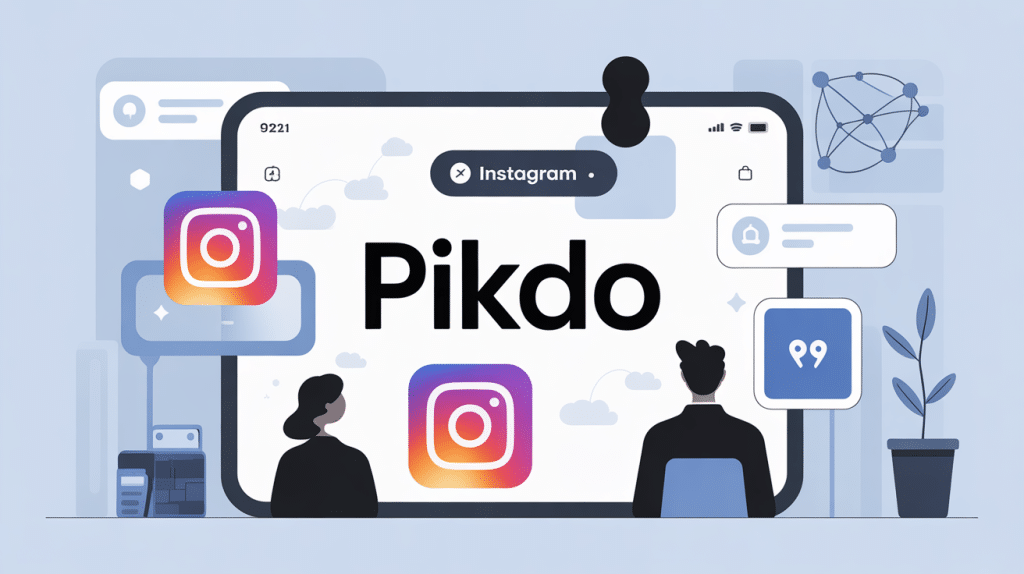 pikdo illustration accès sécurisé instagram