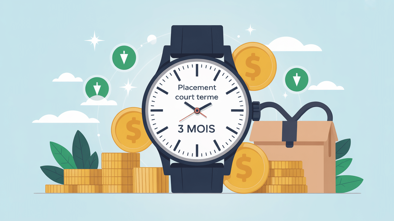 illustration placement court terme 3 mois épargne sécurisée