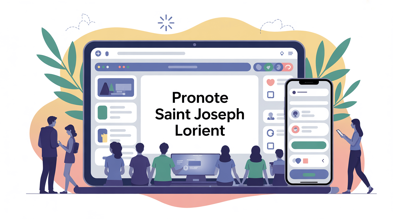 pronote saint joseph lorient portail accès numérique