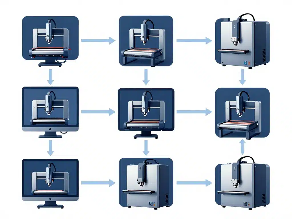 scriptolaser schéma logiciel et machine laser