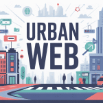 illustration urban web numérique et urbain