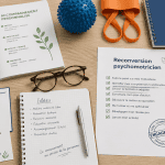 reconversion psychomotricien checklist sur bureau