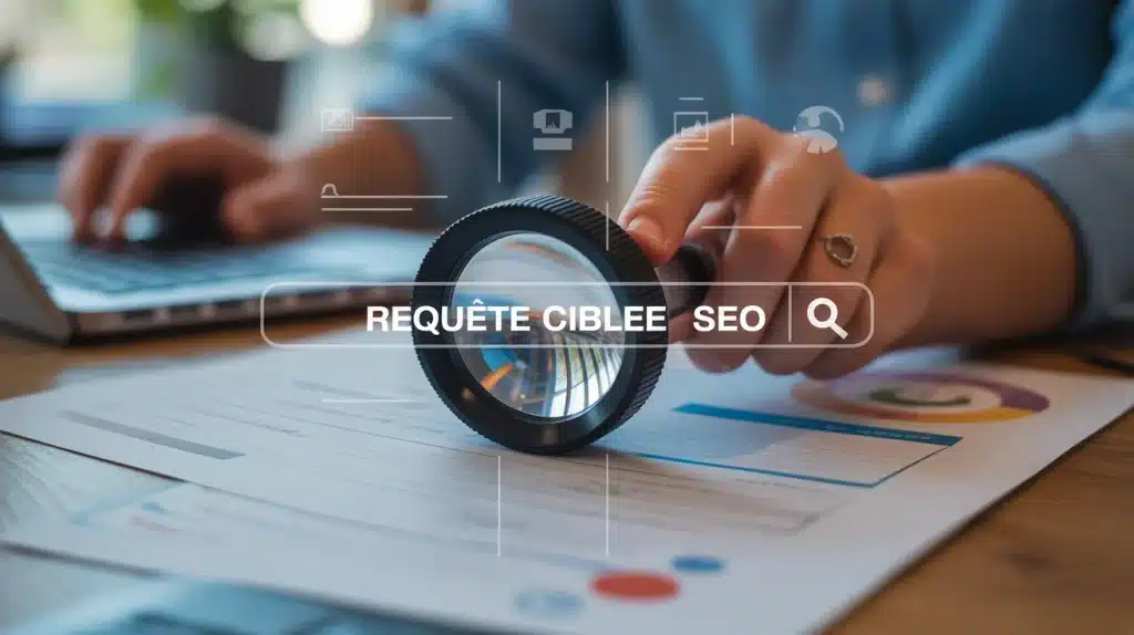 requete cible seo loupe page web