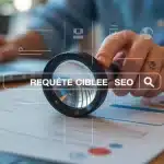 requete cible seo loupe page web