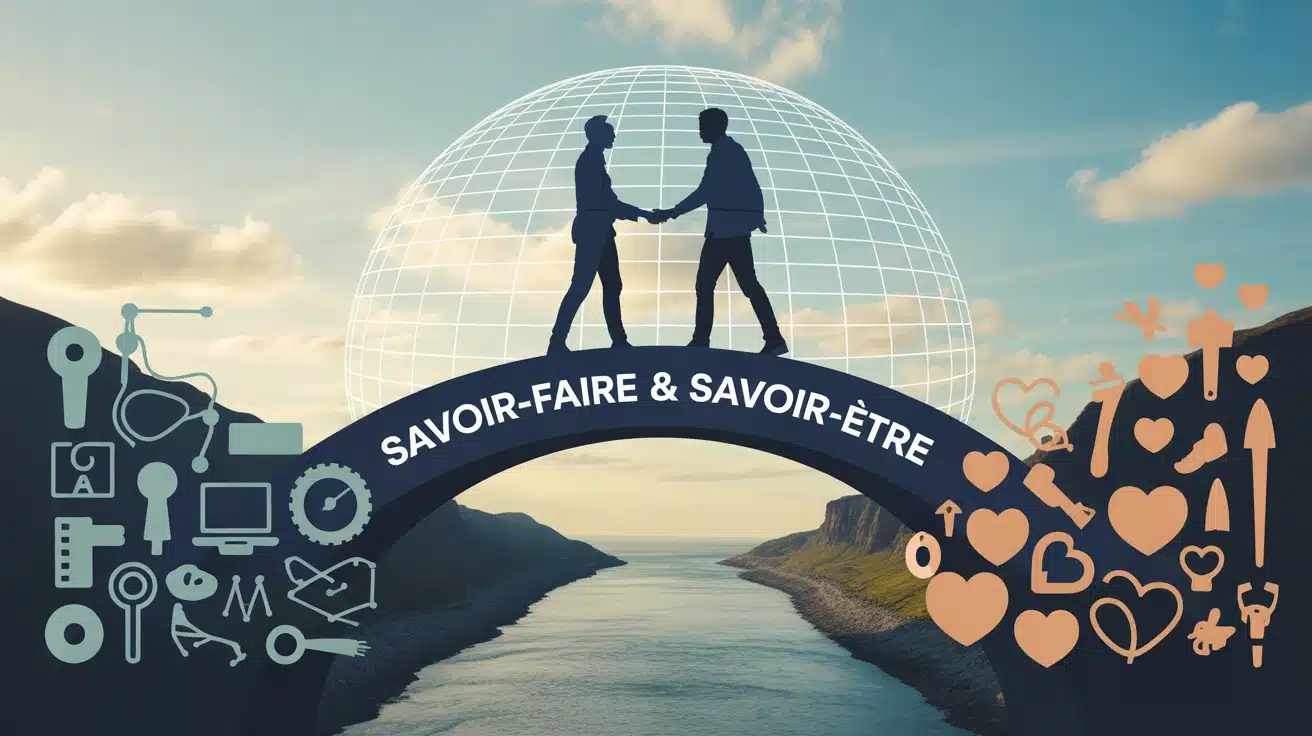 savoir etre et savoir faire illustration pont