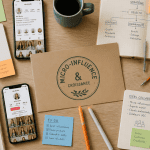 agence micro influenceur brainstorming table