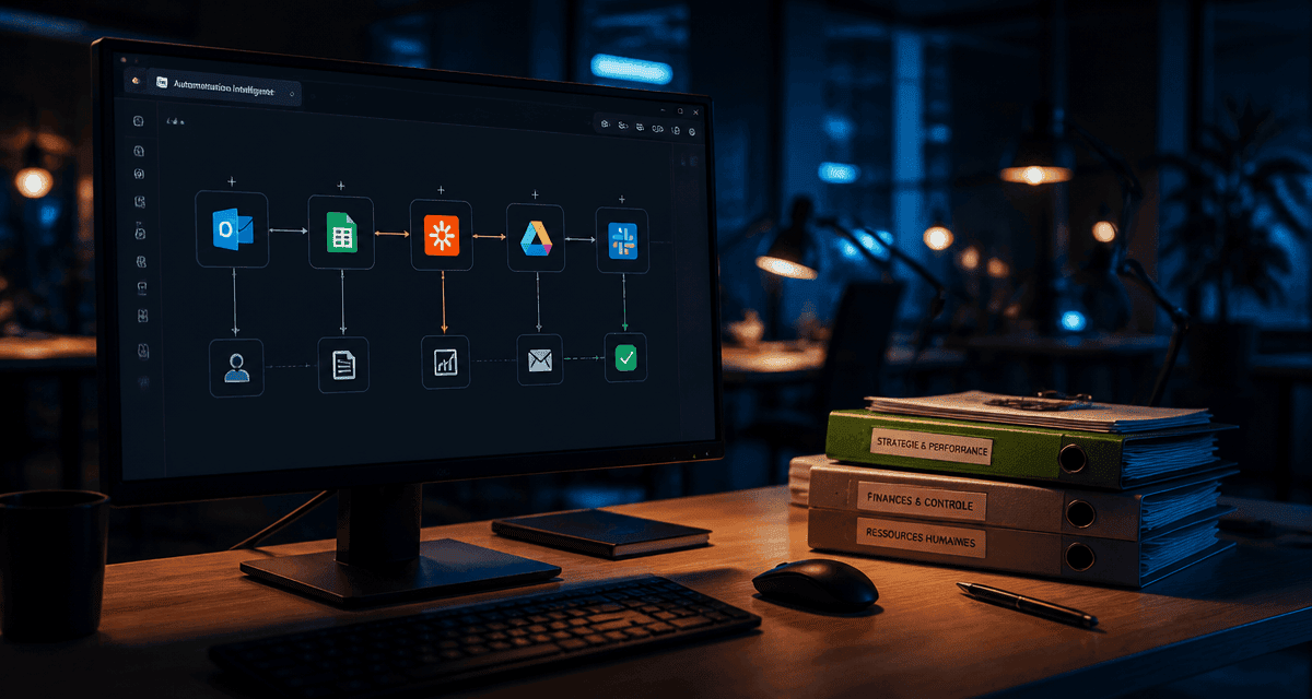 Automatisation IA workflow connecté applications
