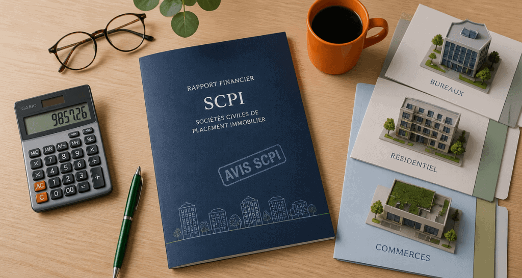 avis sur scpi bureau rapport financier calculatrice