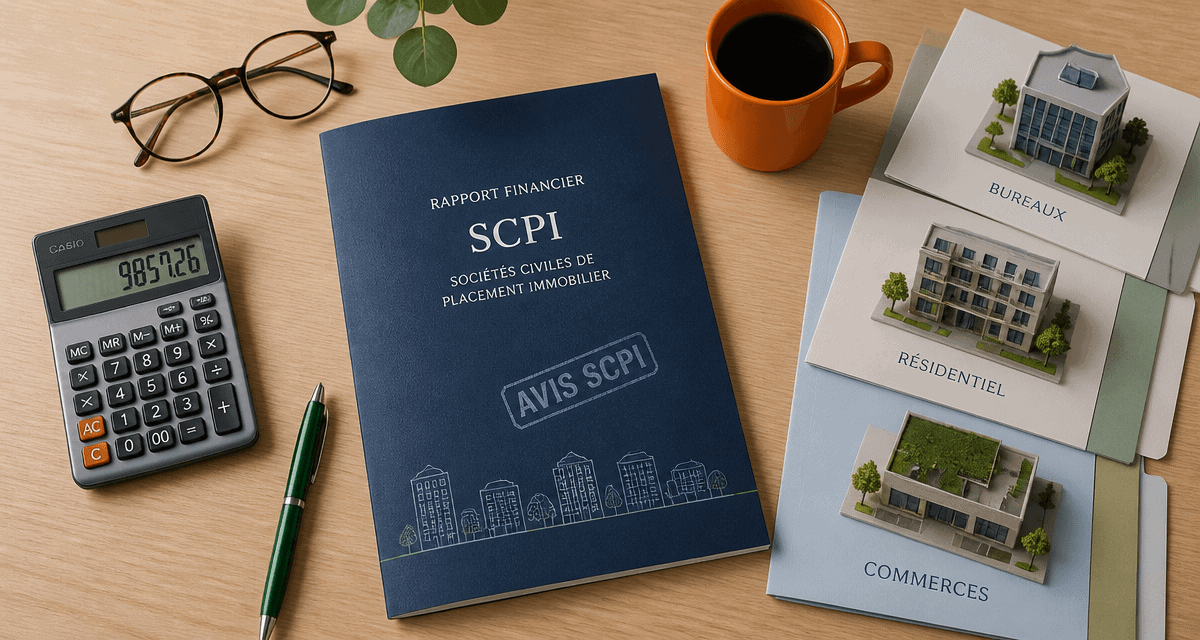 avis sur scpi bureau rapport financier calculatrice