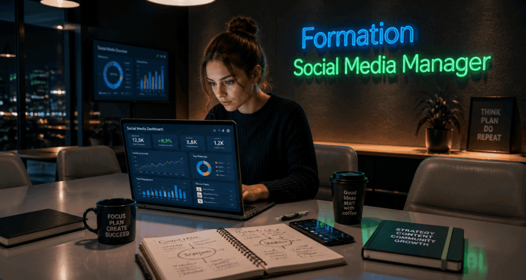 formation social media manager en action