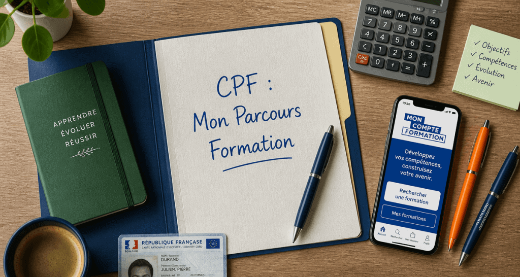 idée formation cpf dossier ouvert application smartphone