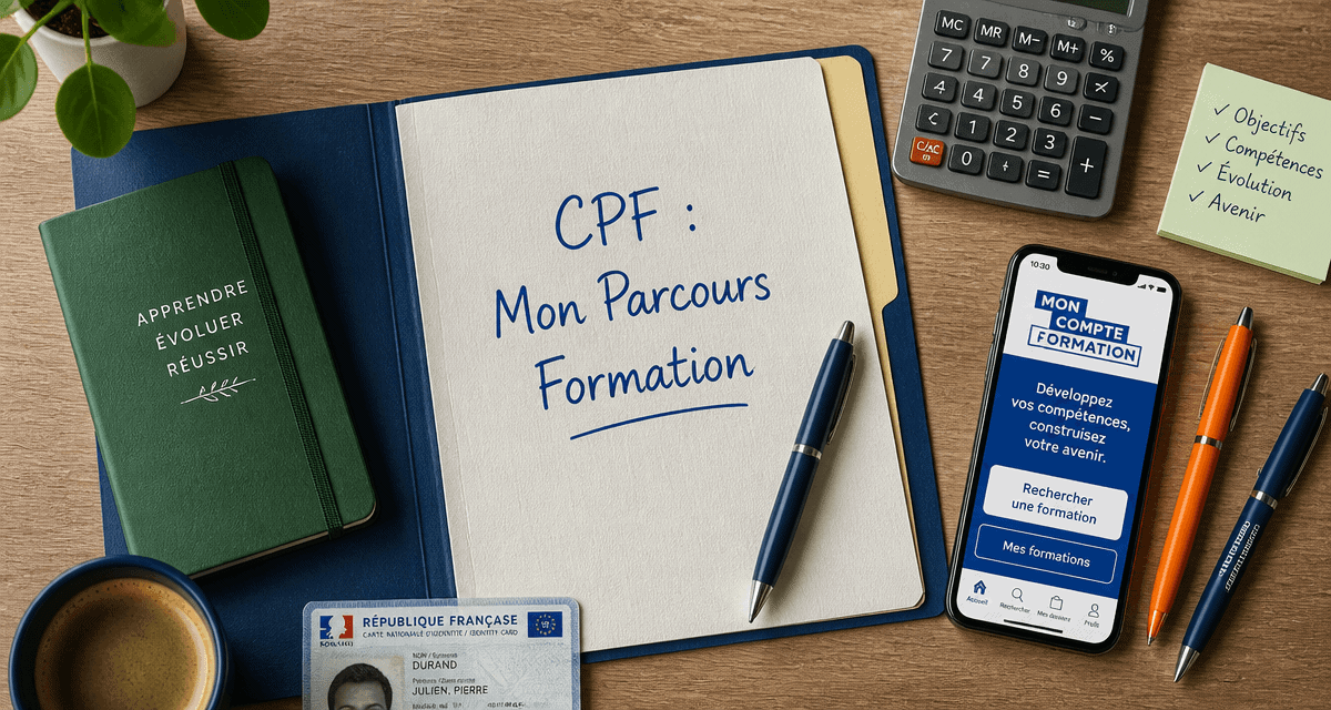 idée formation cpf dossier ouvert application smartphone