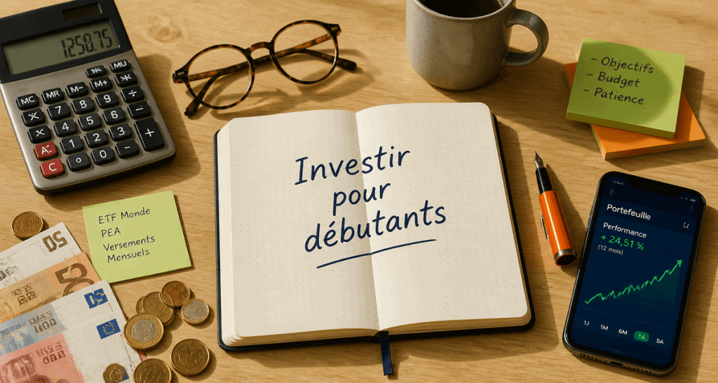 Investir pour les nuls carnet et outils bureau