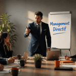 Manager en management directif en réunion