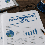meilleur dividende CAC 40 sur documents financiers