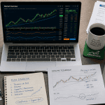 robot trading automatique sur ordinateur avec graphiques