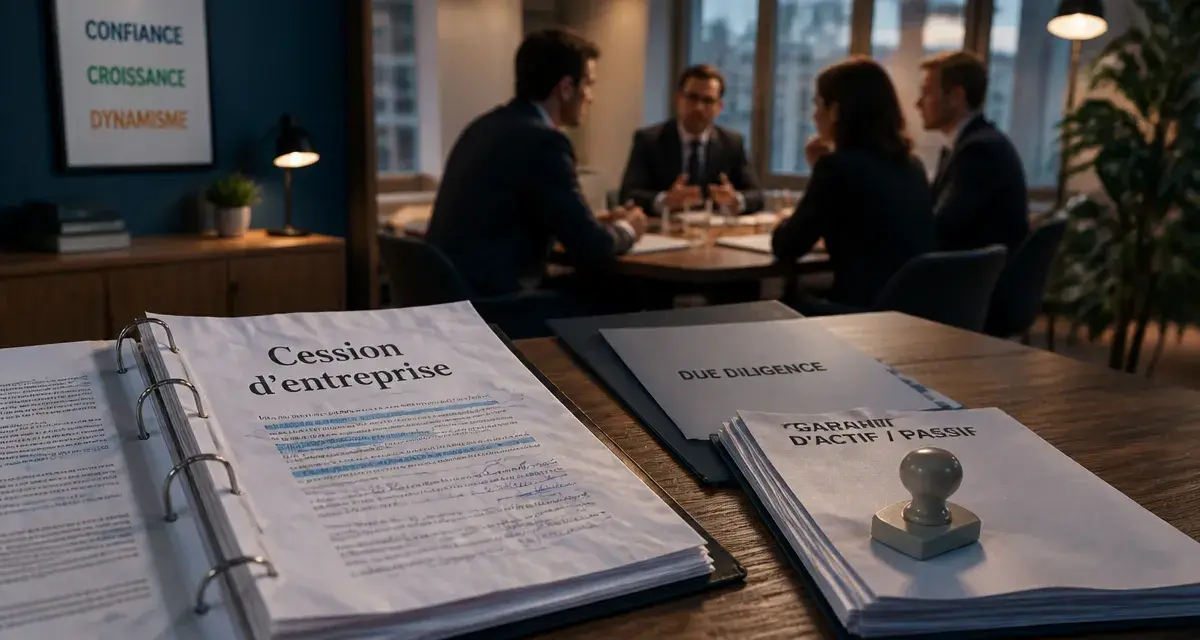 Comment vendre son entreprise : cession et due diligence en cabinet