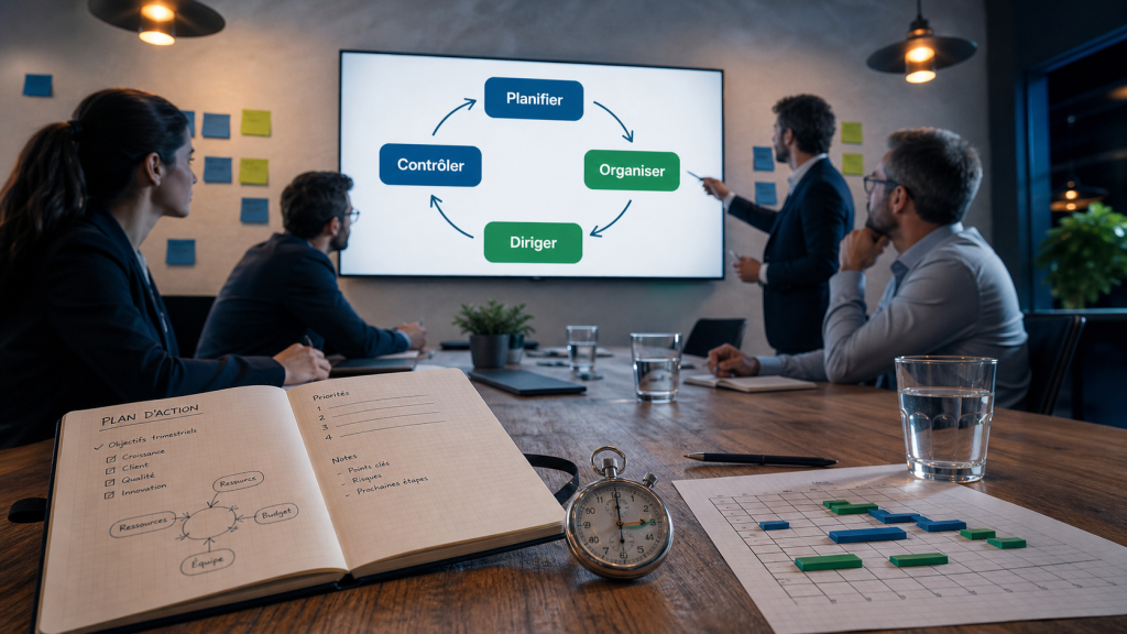 Définition management : fonctions clés et styles de direction pour piloter une organisation