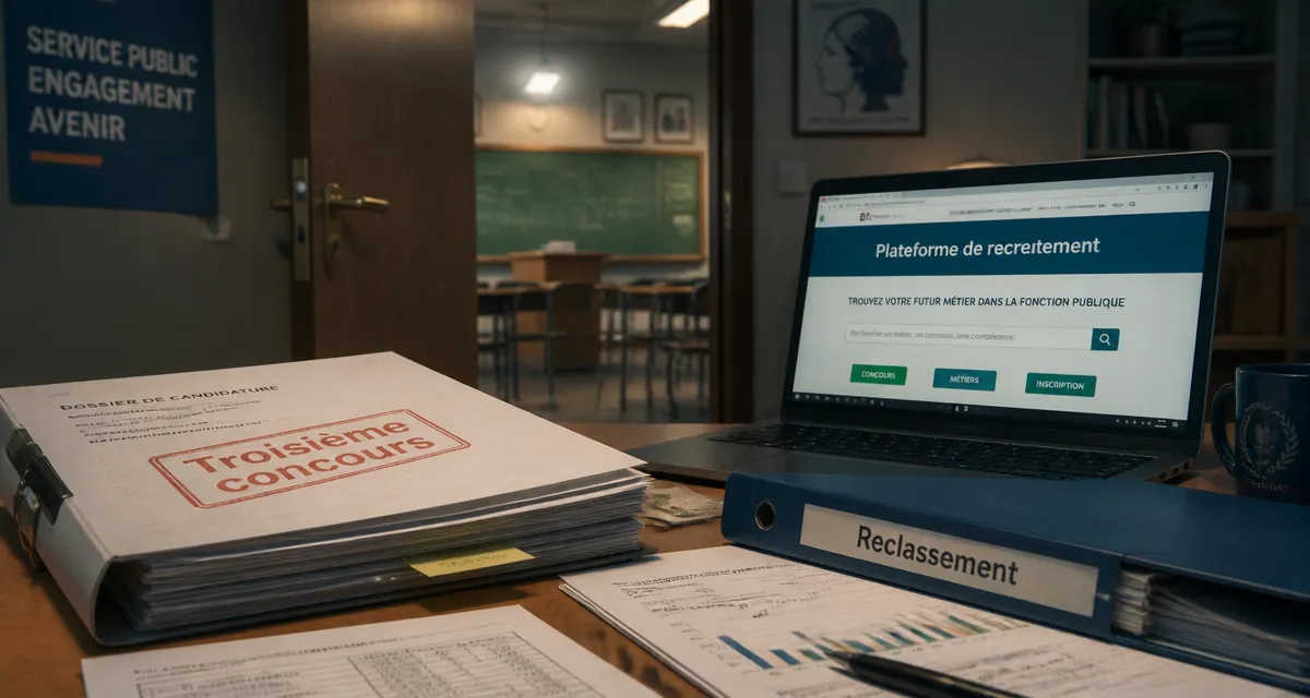 Devenir prof après expérience professionnelle, troisième concours, recrutement enseignant